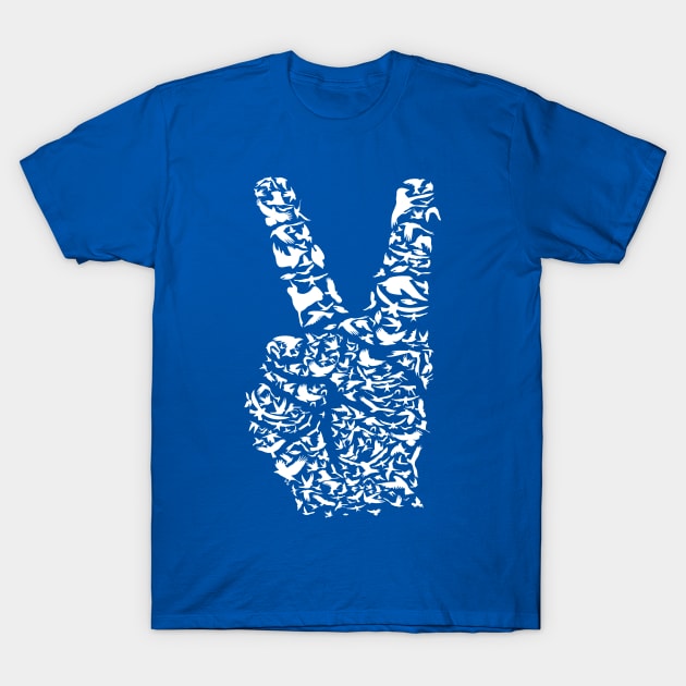 Peace in Hand T-Shirt by Art-Man